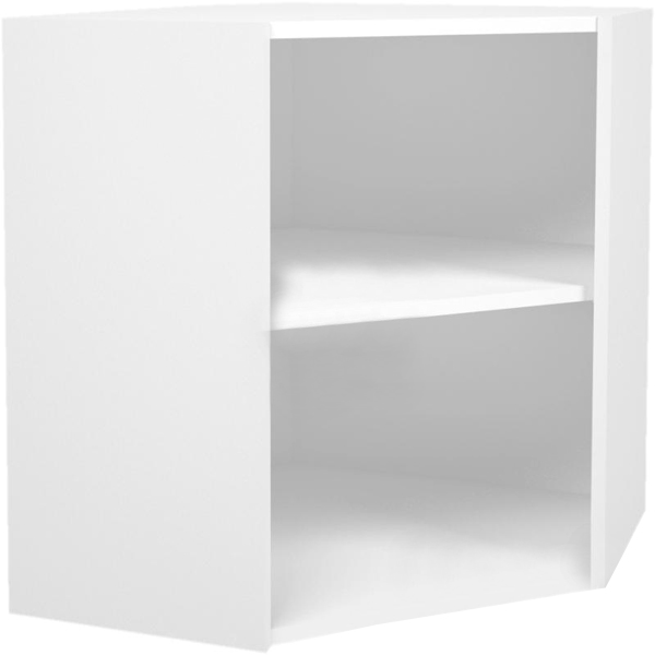 Шкаф верхний угловой МС Варшава ВУФ 60/60/60 ясень шимо светлый Грейд