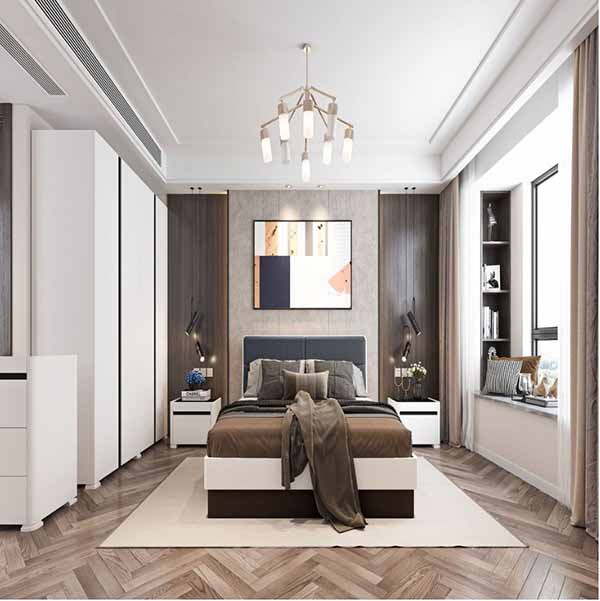 Ліжко Aqua Rodos Avangard 160x200 см білий/антрацит АР000032637