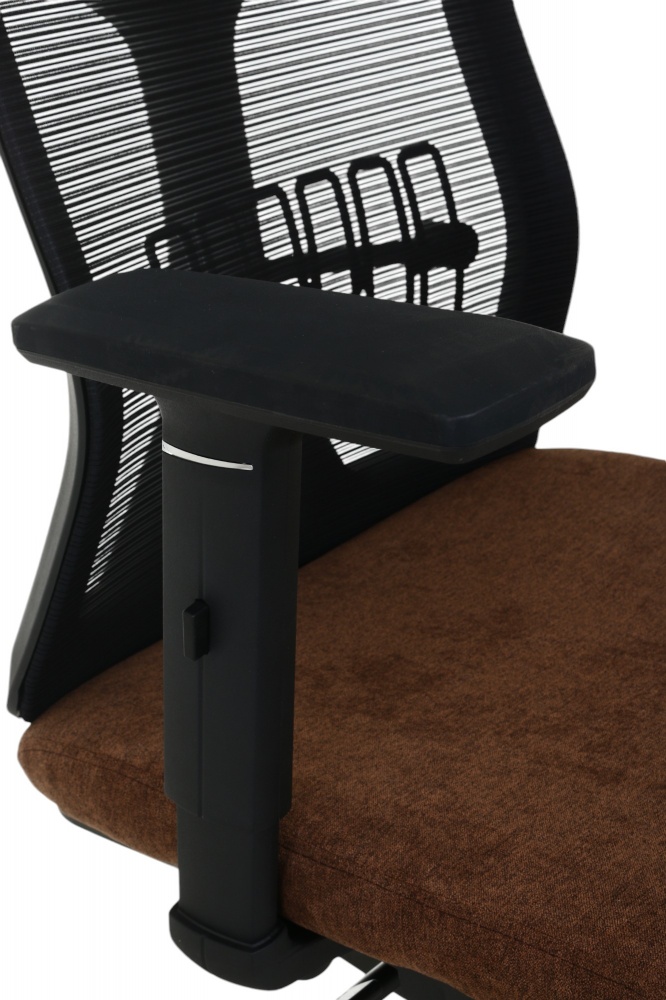 Крісло офісне Центр Меблів Тонго 64,5х70х124 см бежевий/чорний