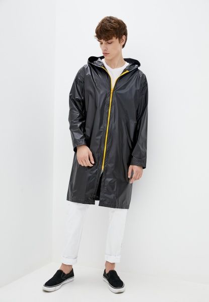 Плащ-дождевик Drydope с лентой Warning мужской р. M черный