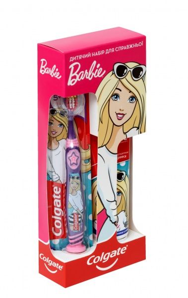 Дитячий косметичний набір для дівчинки Colgate для справжньої Барбі 5+