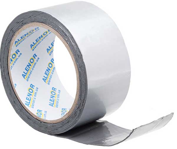 Лента герметизирующая Alenor BF бутиловая 50 мм x 3 м алюминиевая