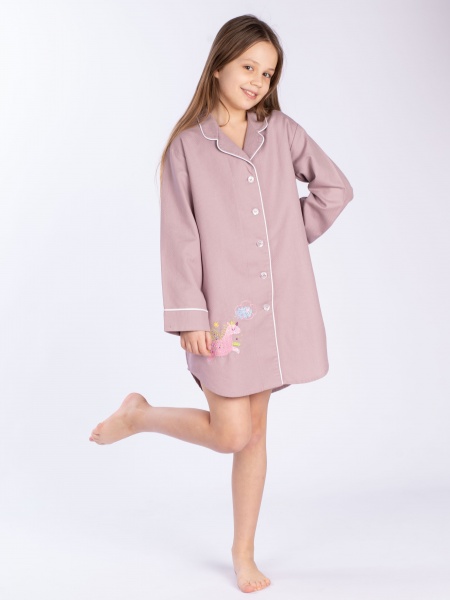 Нічна сорочка для дівчаток Едельвіка р.134 рожевий 427-21/00 