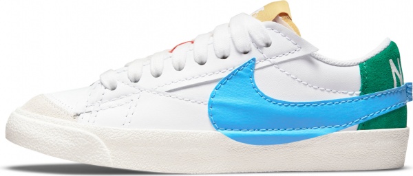 Кроссовки Nike BLAZER LOW '77 JUMBO DQ1470-100 р.40,5 разноцветный