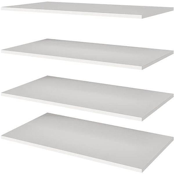 Полки к шкафу Софро 3Д Синди белые