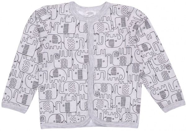 Кофтинка дитяча Татошка ясільна легка для хлопчика р.62 сірий 04102слн 