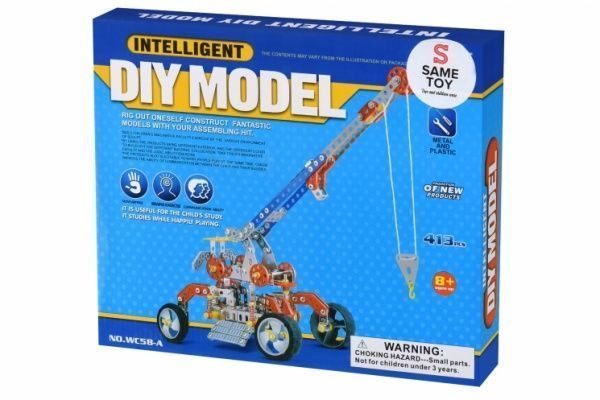 Конструктор Same Toy Inteligent DIY Model Підйомний кран металевий WC58AUt