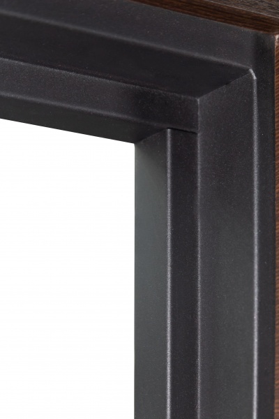 Дверь входная Revolut Doors В-413 модель 163 венге горизонт темный / дуб пломбир горизонт 2040x940 мм левая