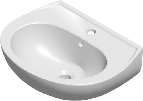 Умывальник RJ 40,5х50,5х18 см настенный