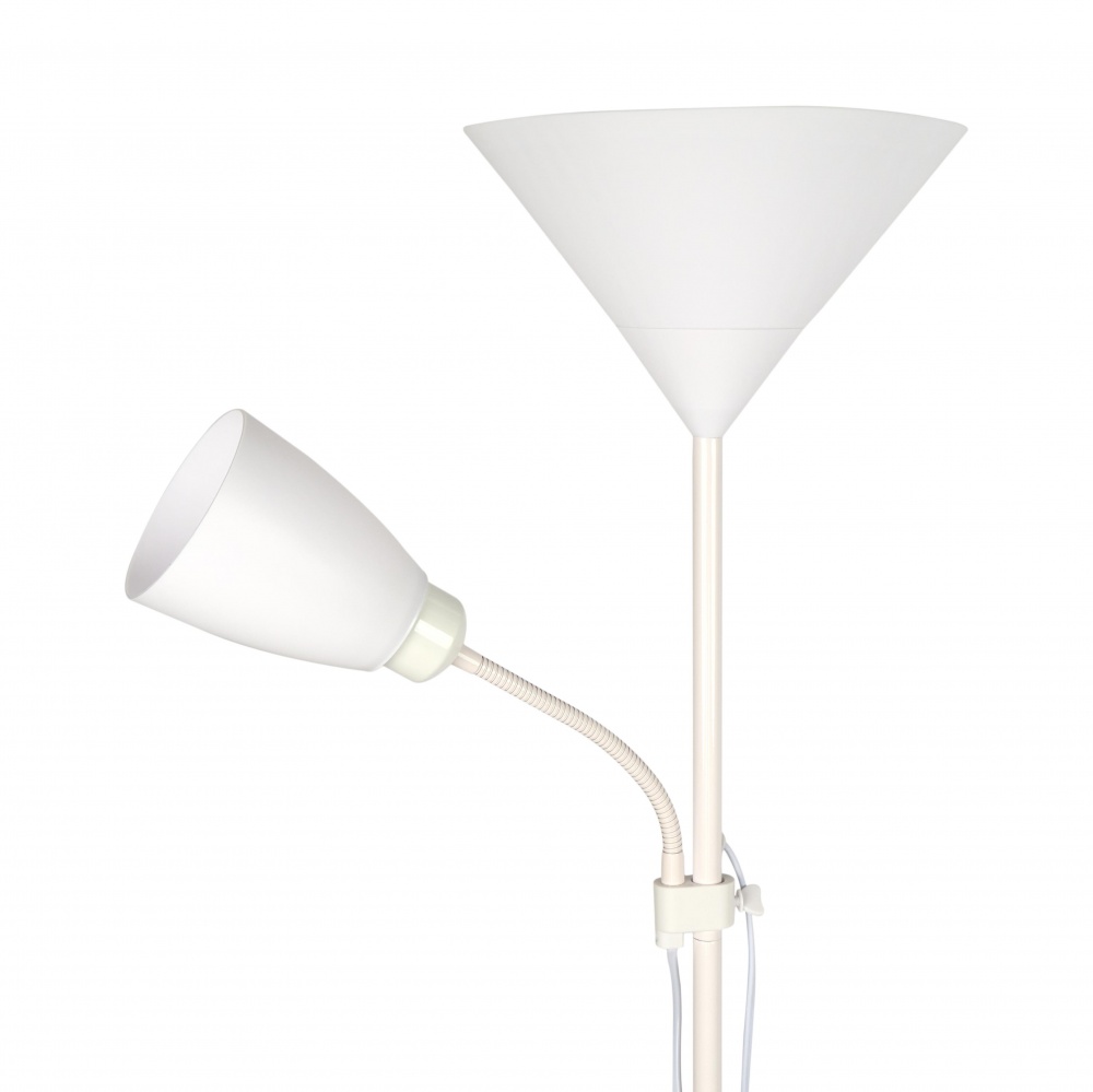 Торшер Berger 1050-FL-2 White 40 Вт Е27 1050-FL-2 White