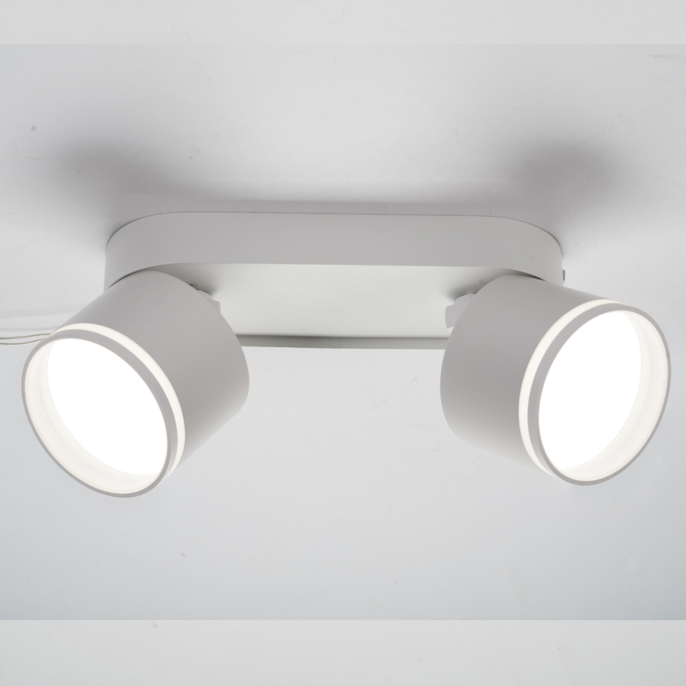 Світильник накладний поворотний LightMaster GX53 білий MLT508-2