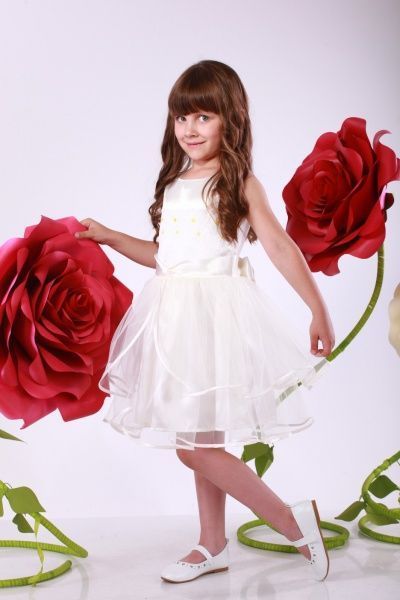 Сукня Sasha р.128 молочний 4130 