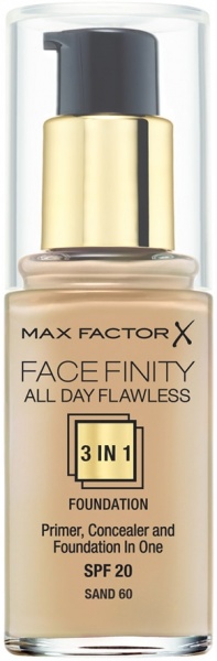Тональна основа Max Factor FACEFINITY № 60 пісочний 30 мл