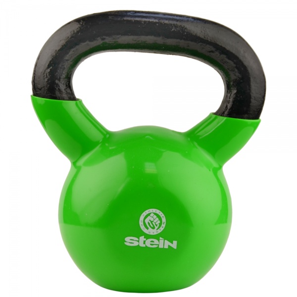 Гиря Stein вінілова 10 кг LKDB-611-10 6029 Зелена 