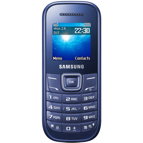 Телефон мобільний Samsung E1200 indigo blue