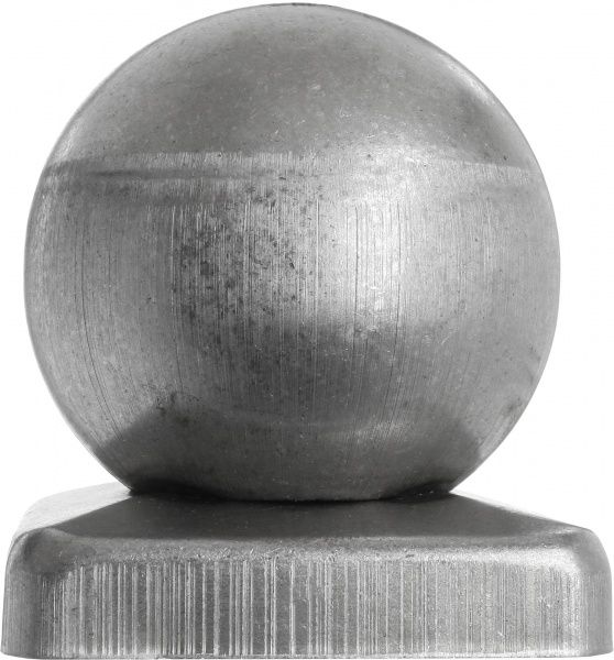 Кришка для стовпчика 80х80 мм з кулею d80 мм