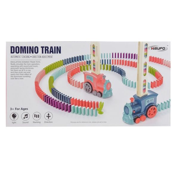 Ігровий набір доміно з 2 паровозиками 889203