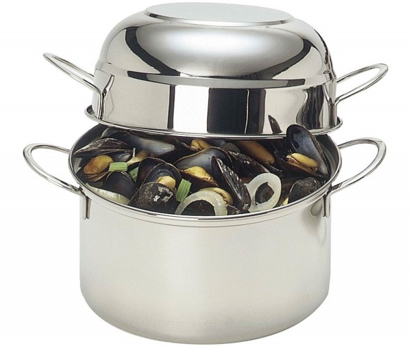 Кастрюля с крышкой для мидий 20 см., 3 л Specialties 40850-416-0 Demeyere