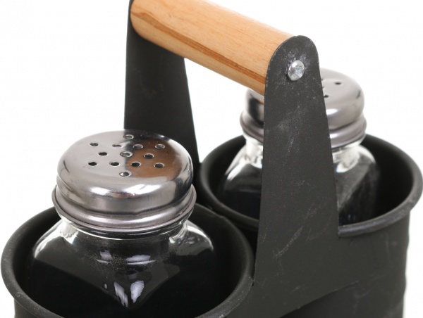 Набор для специй в металлической подставке 7х13х13.5 см Koopman