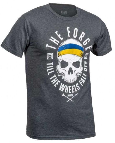 Футболка 5.11 Tactical THE FORGE UKRAINIAN FLAG TEE (лимитированная серия) р.S р. S [035] Charcoal Heather 