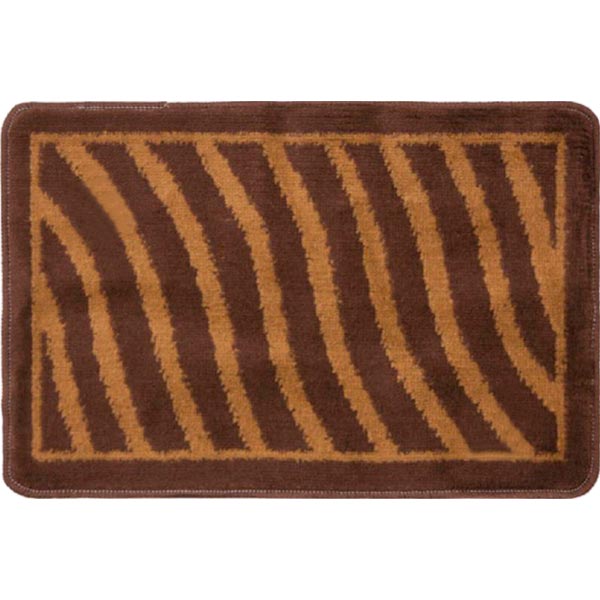 Килимок для ванної кімнати Dariana Хвиля 40х60 коричневий