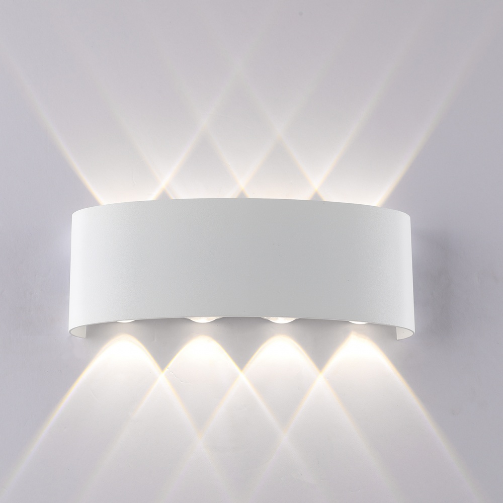 Светильник настенный Hopfen Lens-8 WH 8x8 Вт белый