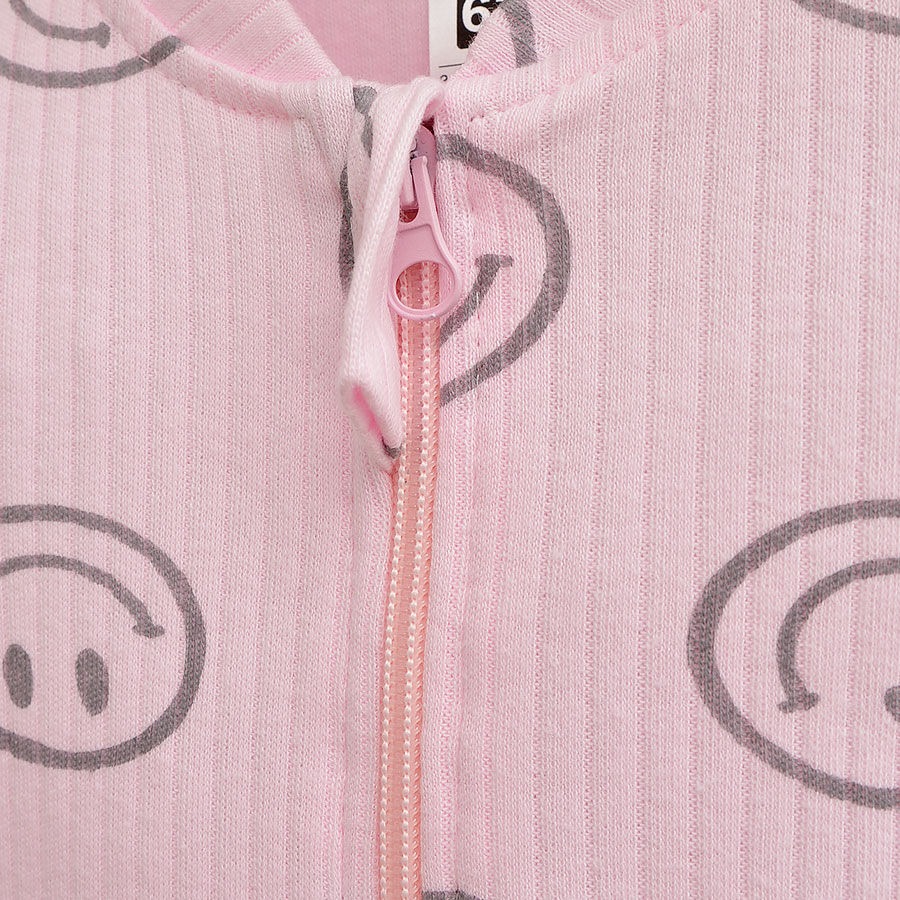 Комбинезон для девочки Blanka Смайлик р.80 розовый 110708