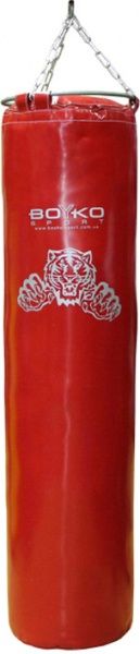 Боксерский мешок BOYKO SPORT bs04094305 90x27 см на 4 цепях (Юниор) красный