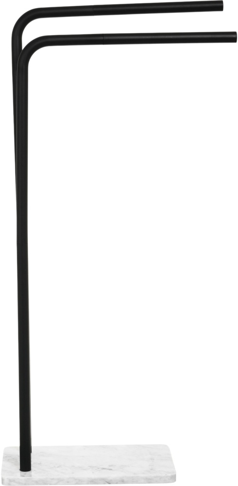Стійка для рушників Sensio Marble 35х18х75 см білий із чорним