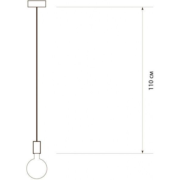 Підвіс Светкомплект EC 100 1x40 Вт E27 білий 