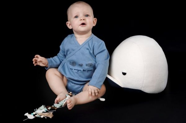 Боди детское Sasha р.56 голубой 4154/6 