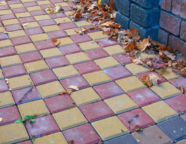 Тротуарна плитка Золотой Мандарин Квадрат великий гірчичний 200 х 200 х 60 мм.