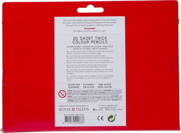 Набір олівців 20 кольорів + чинка для олівців Bruynzeel Bruynzeel