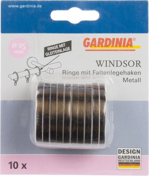 Кільце Gardinia Windsor набірний d25 мм бронзовий 