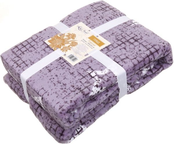 Плед мікрофібра Frannel 160x200 см фіолетовий La Nuit 