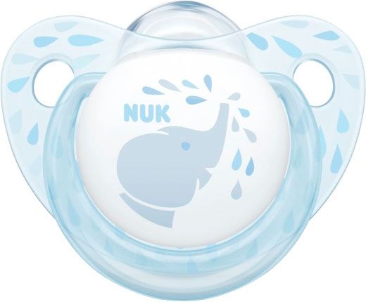 Пустышка Nuk Baby Rose силиконовая голубая р 1 (10175176)