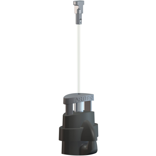 Комплект крючков для подвеса картин Micro Grip Lock 2 мм до 20 кг черный Artiteq