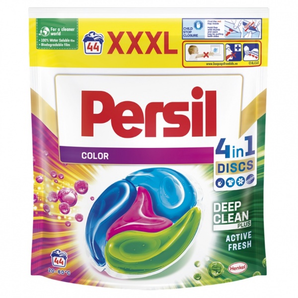 Капсулы для машинной стирки Persil Discs Color Duo 44 шт. 