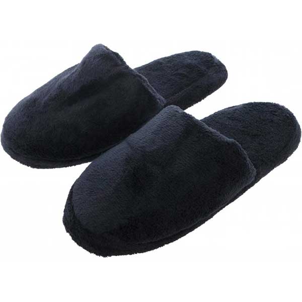 Халат мужской La Nuit Solid синий L + обувь