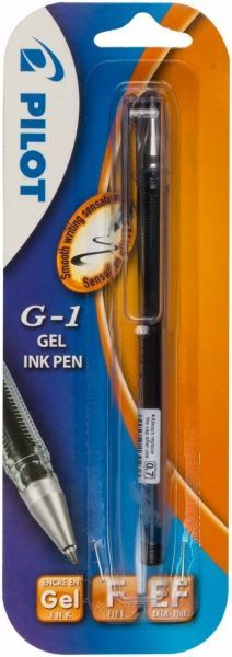 Ручка гелевая Pilot BL-G1-7T-B черная 