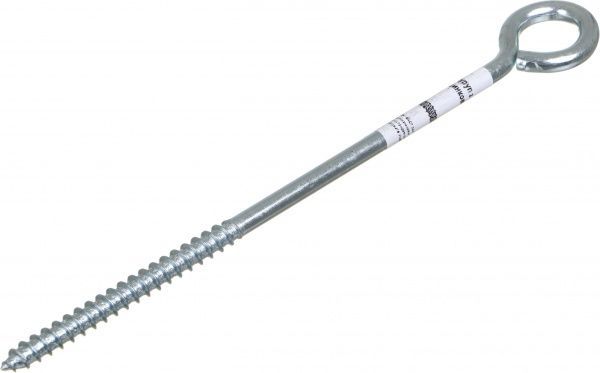 Шуруп универсальный с C-крюком 8x180 мм 1 шт белый цинк Expert Fix