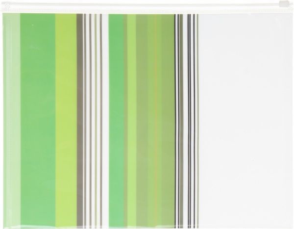 Папка с zip-замком А4 0,2 мм зеленая Nota Bene