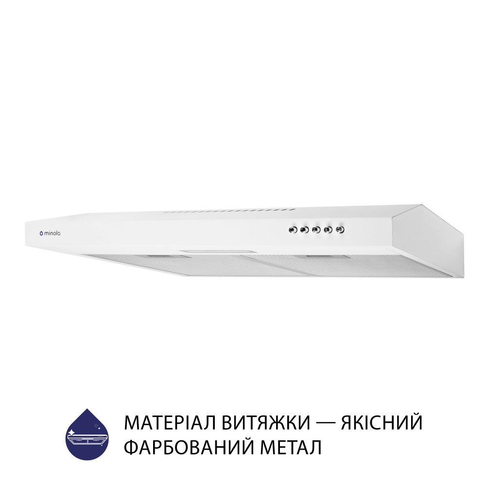 Витяжка Minola HPL 613 WH плоска