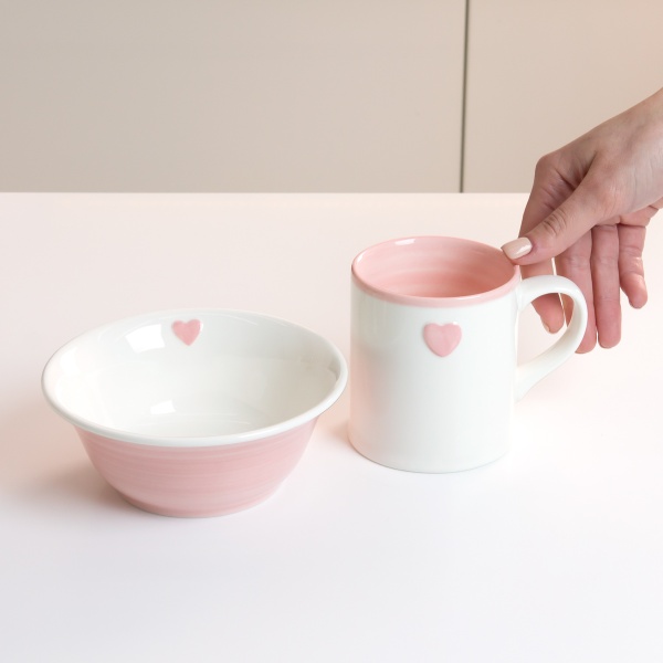 Чашка Детская фантазия 300 мл розовая MVM