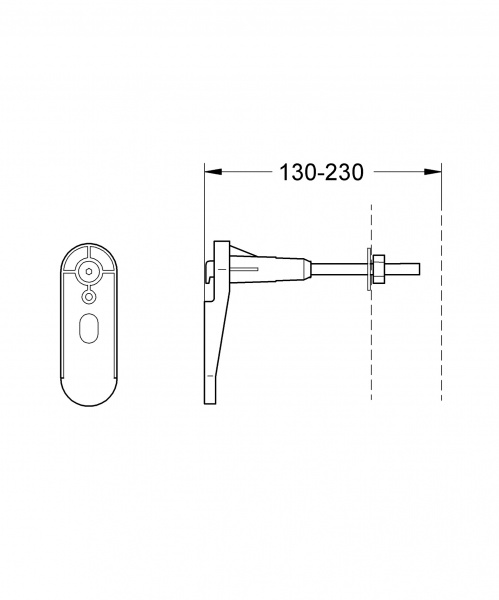 Комплект крепления к стене Grohe Rapid SL