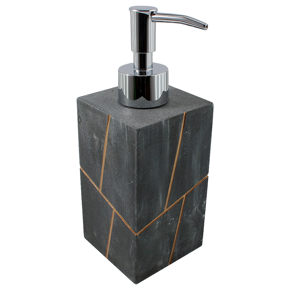 Дозатор для жидкого мыла Trento InkStone черный мрамор