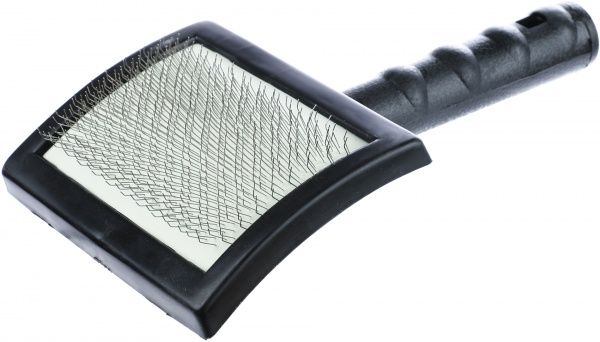 Пуходерка с пластиковой ручкой 10x19 см 2311