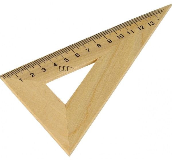 Треугольник деревянный 16 см 30x60 Ранок