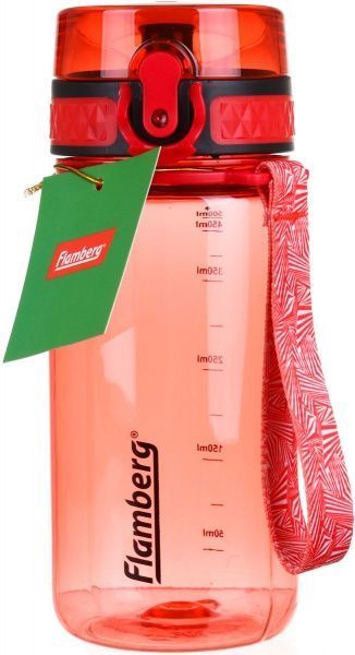 Бутылка для воды Energy 500 мл красная Flamberg