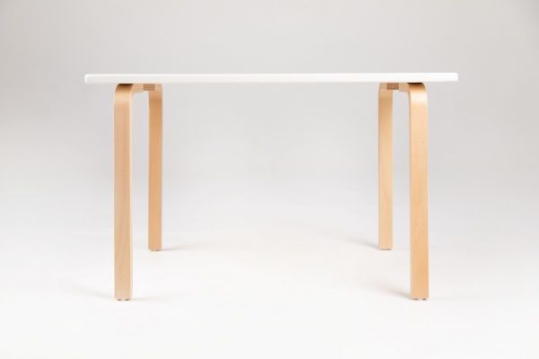 Стіл журнальний прямокутний бук/білий 750x450x500мм 